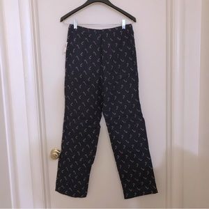 Men's Candy Cane Flannel PJ Pants Small NWT